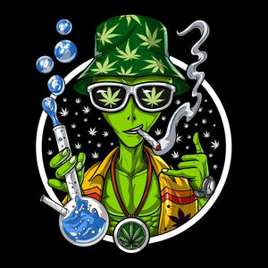 Aliens Weed Tank, Mens Weed Tank, Stoner Tank, Stoner Clothes, Weed Clothes, Cannabis Tank, Marijuana Tank - Psychonautica Store