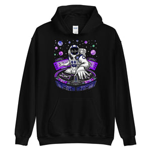 Psychedelic Hoodie, Psychedelic Astronaut Hoodie, Psytrance Hoodie, Trippy Hoodie, Festival Clothing, EDM Clothing - Psychonautica Store