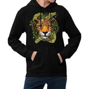 Jaguar Hoodie, Ayahuasca Hoodie, Psychedelic Hoodie, Jaguar Clothes, Jaguar Clothing, Ayahuasca Clothes - Psychonautica Store