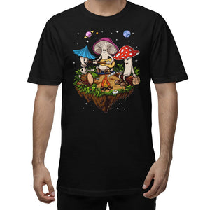 Hippie Mushrooms Shirt, Magic Mushrooms Shirt, Hippie Shirt, Psychedelic Tee, Hippie Clothes, Mushroom Clothing, Hippie Clothing - Psychonautica Store