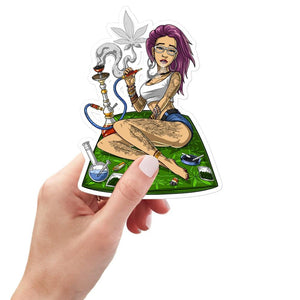 Stoner Stickers, Stoner Decals, Hippie Stickers, Weed Sticker, Cannabis Stickers, Marijuana Sticker, Ganja Stickers - Psychonautica Store