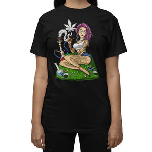 Hippie Stoner T-Shirt, Weed T-Shirt, Cannabis T-Shirt, Stoner Clothes, Stoner Clothing, Marijuana Shirt - Psychonautica Store