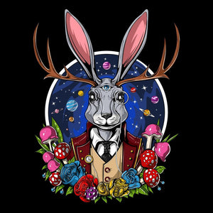Psychedelic T-Shirt, Jackalope Shirt, Trippy Shirt, Psychedelic Clothing, Jackalope Tee, Psychedelic Clothes, Hippie Shirt - Psychonautica Store
