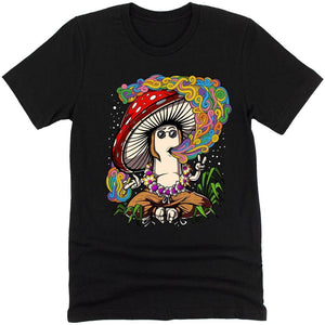 Magic Mushrooms Shirt, Mushrooms Tee, Hippie Shirt, Psychedelic Shirt, Stoner Clothes, Amanita Muscaria, Hippie Clothes, Festival Clothing - Psychonautica Store