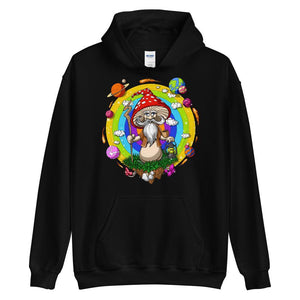 Hippie Mushroom, Magic Mushrooms Hoodie, Psychedelic Hoodie, Mushrooms Sweatshirt, Hippie Clothing, Hippie Clothes, Festival Clothing - Psychonautica Store