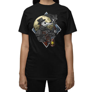 Plague Doctor T-Shirt, Plague Doctor Smoking Weed Shirt, Stoner Shirt, Stoner Clothing, Stoner Clothes, Stoner Apparel - Psychonautica Store
