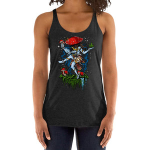 Psychedelic Shiva Tank, Psychedelic Womens Tank, Hippie Clothing, Shiva Tank Top,Magic Mushrooms Tank, Hippie Clothes, Shiva Clothing - Psychonautica