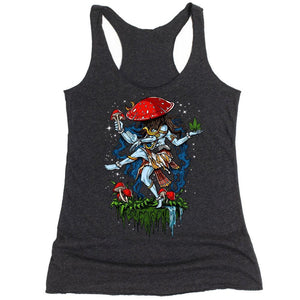 Psychedelic Shiva Tank, Psychedelic Womens Tank, Hippie Clothing, Shiva Tank Top,Magic Mushrooms Tank, Hippie Clothes, Festival Clothing - Psychonautica
