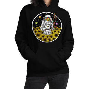 Psychedelic Astronaut Hoodie, Psychedelic Hoodie, Hippie Sweatshirt, Stoner Hoodie, Trippy Clothing, Psychedelic Clothes, Psychedelic Clothing - Psychonautica Store