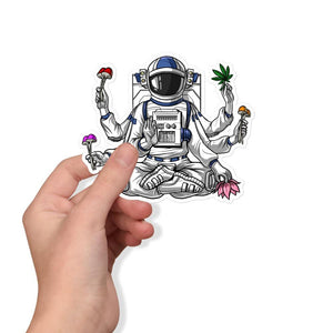 Psychonaut Sticker, Psychedelic Astronaut Sticker, Psychedelic Sticker, Astronaut Decals, Trippy Sticker, Stoner Sticker - Psychonautica Store