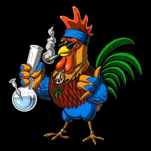 Rooster Smoking Weed Shirt, Stoner Shirt, Hippie Shirt, Chicken Smoking Weed, Cannabis T-Shirt, Weed Shirt, Cannabis Shirt, Marijuana Shirt - Psychonautica Store