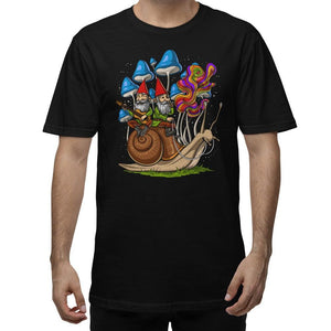Mushroom Gnomes Shirt, Forest Gnomes Shirt, Psychedelic Mushrooms T-Shirt, Hippie Shirt, Psychedelic Gnomes Shirt - Psychonautica Store