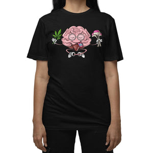 Trippy Brain Shirt, LSD T-Shirt, Stoner Brain Shirt, Stoner Clothing, Psychedelic Brain Shirt, Stoner Clothing - Psychonautica Store