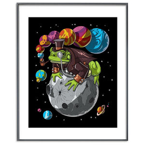 Bufo Alvarius Toad Art Print, Psychedelic Frog Poster, Bufo Alvarius Posters, Psychedelic Art Print, DMT Poster, Space Frog Art Print - Psychonautica Store