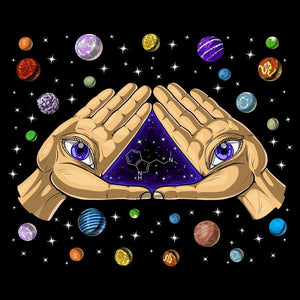 DMT, DMT Molecule, DMT Art, Psychedelic DMT, Trippy DMT, Psychedelic Trip, Ayahuasca Trip, Ayahuasca Visions - Psychonautica Store