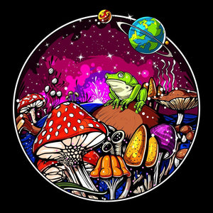 Magic Mushrooms Shirt, Mushrooms Tee, Psychedelic T-Shirt, Hippie Clothes, Hippie Clothing, Psilocybin Mushrooms Shirt - Psychonautica Store