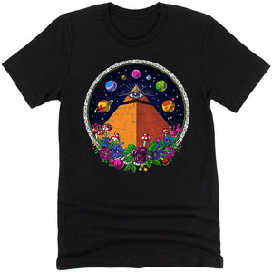 Psychedelic Pyramid Shirt, Egyptian Pyramids Shirt, Trippy Pyramid Shirt, Psychedelic Clothes, Psychedelic CLothing, Trippy Tee, Festival Clothing - Psychonautica Store