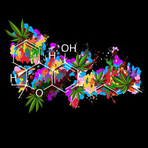 Weed Molecule, Psychedelic Weed, Trippy Weed, Psychedelic Cannabis, Psychedelic Marijuana - Psychonautica Store