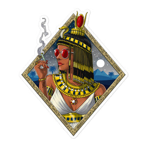 Egyptian Goddess Isis Sticker, Isis Goddess Hippie Sticker, Egyptian Mythology Deity Decal, Egyptian Isis Sticker, Egyptian Queen Sticker - Psychonautica Store