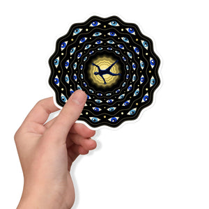 Trippy Sticker, Psychedelic Sticker, DMT Stickers,, LSD Acid Stickers, Trippy Decal - Psychonautica Store