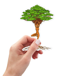 Yoga Sticker, Tree Of Life Sticker, Hippie Sticker, Zen Stickers, Hippie Sticker, Hippie Decals, Spiritual Sticker - Psychonautica Store