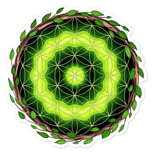 Ayahuasca Sticker, Sacred Geometry Sticker, Hippie Sticker, Psychedelic Sticker, Ayahuasca Decals, Ayahuasca Plant, Trippy Ayahuasca Sticker - Psychonautica Store