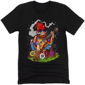 Gnome Smoking Weed Shirt, Psychedelic Gnome Shirt, Gnome Hippie Shirt, Gnome Stoner Shirt, Forest Gnome Shirt - Psychonautica Store