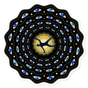 Psychedelic Sticker, DMT Stickers, Trippy Sticker, Psychonaut, Psychedelic Decal - Psychonautica Store