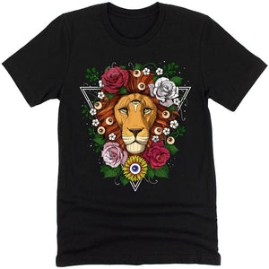 Psychedelic Lion Shirt, Psychedelic Tee, Trippy Lion Shirt, Hippie Lion Shirt, Psychedelic Clothing, Psychedelic Clothes - Psychonautica Store