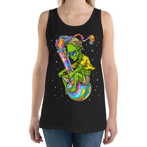 Aliens Mens Tank, Weed Tank Top, Psychedelic Tank, Stoner Tank, Stoner Clothes, Stoner Clothing, Weed Clothes - Psychonautica Store