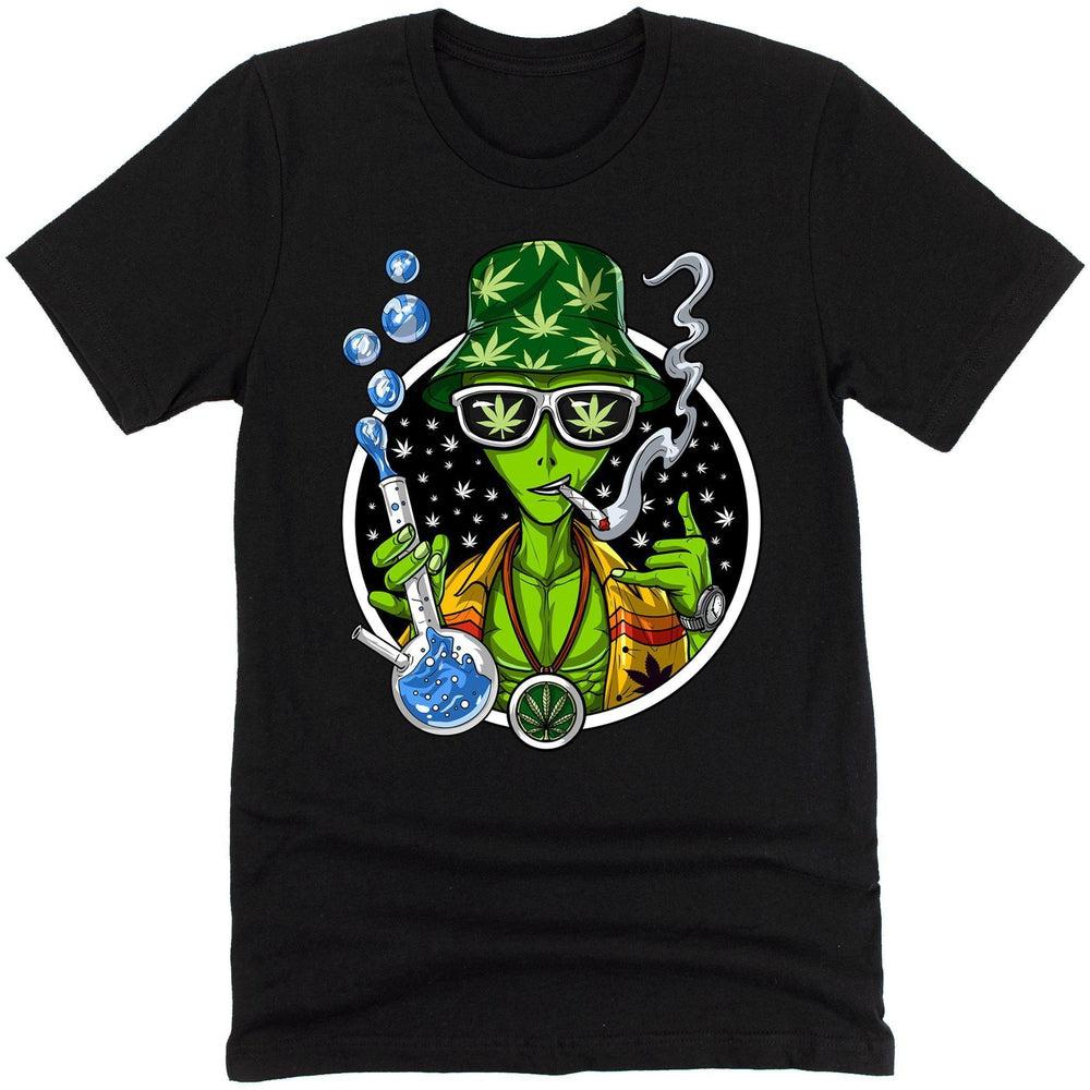 Alien Weed Shirt, Weed Shirt, Stoner Shirt, Stoner Clothes, Weed Clothing, Cannabis Shirt, Marijuana Tee, Stoner Gifts - Psychonautica Store