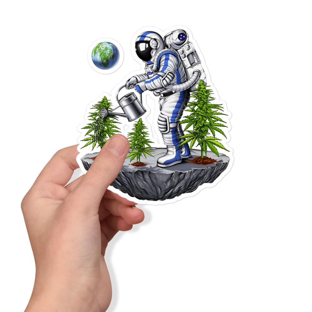 Stoner Sticker, Weed Astronaut Stickers, Astronaut Decals, Weed Decal, Stoner Decals, Marijuana Sticker, Cannabis Stickers, Stoner Gifts - Psychonautica Store