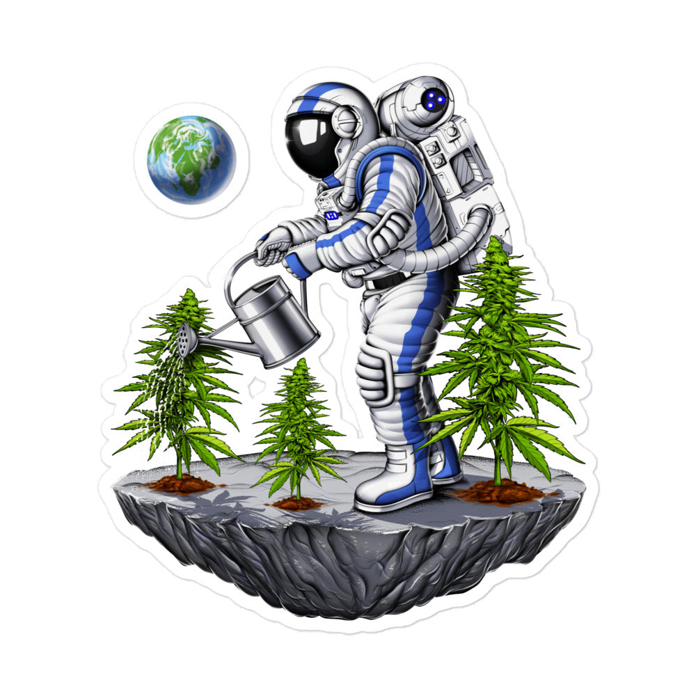 Stoner Sticker, Weed Astronaut Stickers, Astronaut Decals, Weed Decal, Stoner Decals, Marijuana Sticker, Cannabis Stickers, Stoner Gifts - Psychonautica Store