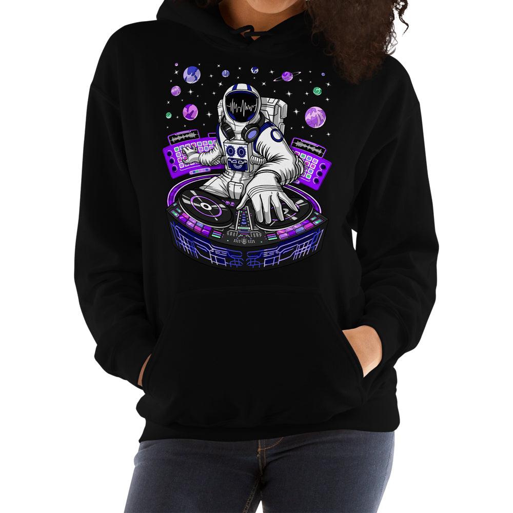Astronaut DJ Psychedelic Psytrance EDM Festival Hoodie