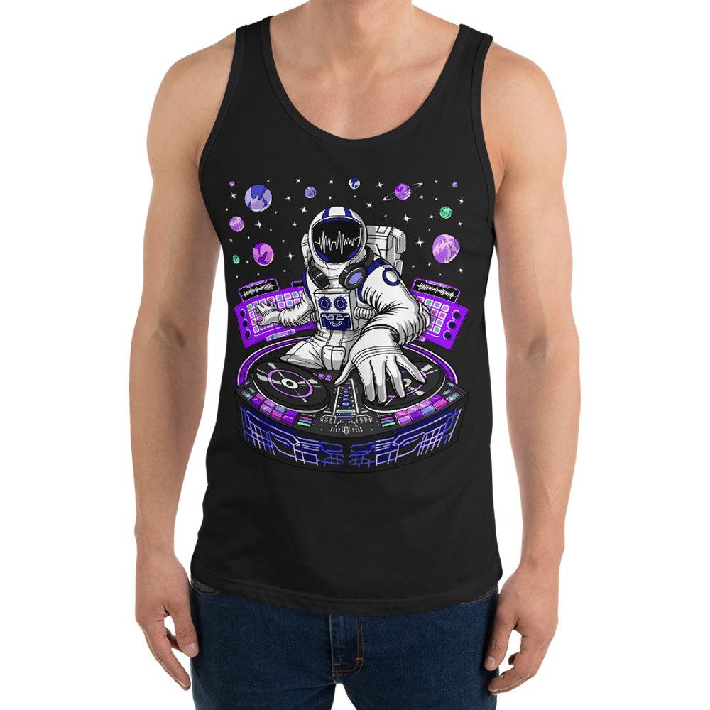 Psychedelic Tank, Psychedelic Astronaut Tank, DJ Tank, DJ Clothes, EDM Tank, Festival Clothing - Psychonautica Store