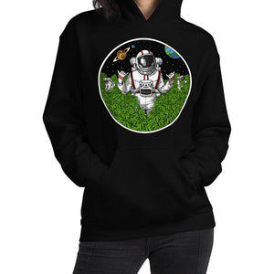 Astronaut Weed Hoodie, Weed Hoodie, Weed Sweatshirt, Stoner Hoodie, Weed Clothes, Stoner Clothing, Stoner Outfit - Psychonautica Store