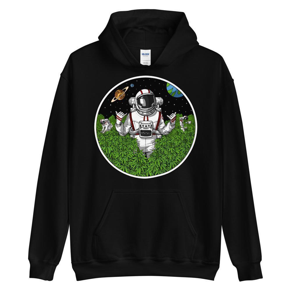 Astronaut Weed Stoner Psychedelic Cannabis Hoodie Psychonautica