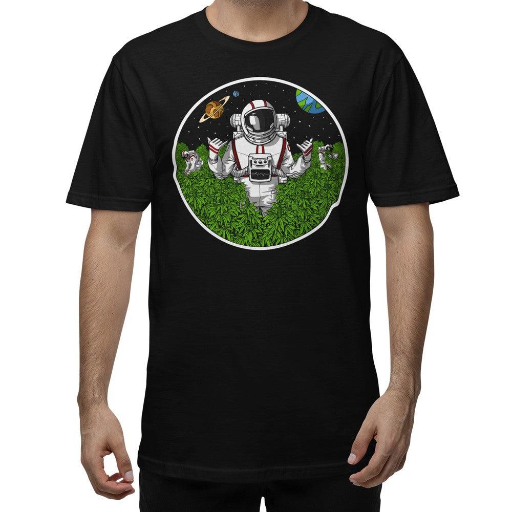 Astronaut Weed Shirt, Weed T-Shirt, Stoner Shirts, Astronaut Smoking Weed, Weed Clothes, Stoner Clothing, Stoner Tee, Psychonaut Shirt - Psychonautica Store
