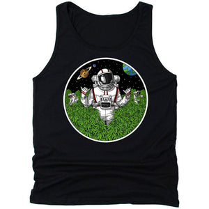 Astronaut Weed Tank, Weed Tank, Stoner Tank, Marijuana Tank, Stoner Tank, Festival Clothing, Stoner Outfit - Psychonautica Store