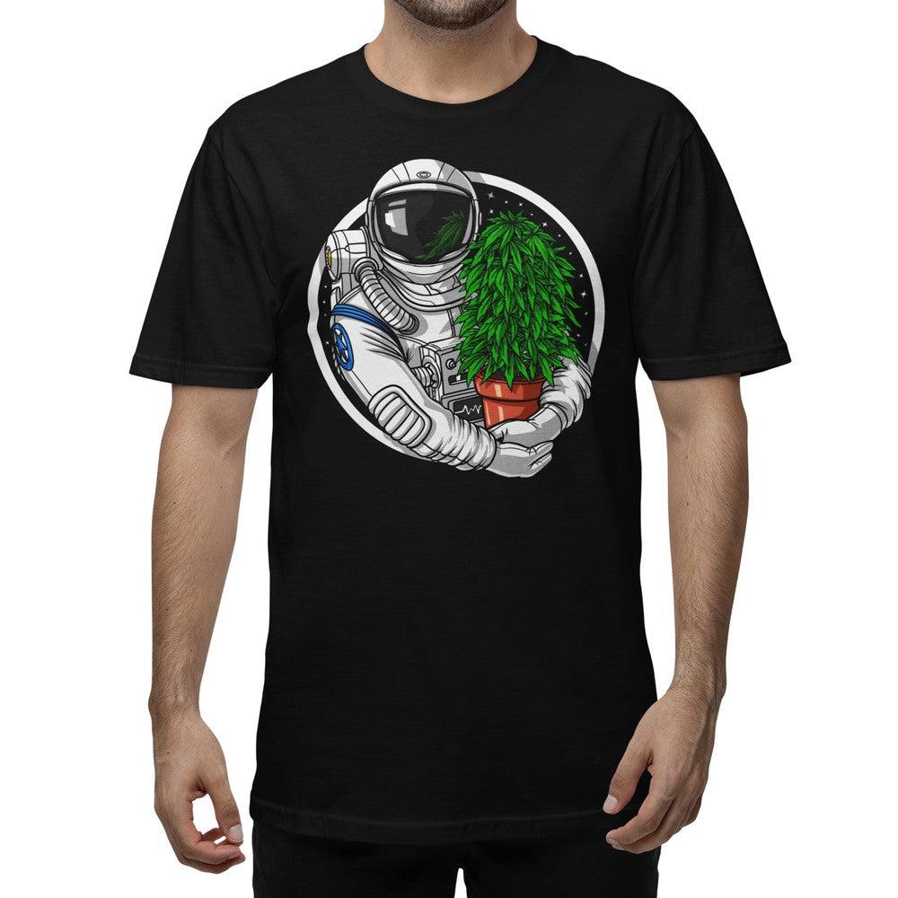 Astronaut Weed Shirt, Weed Mens Shirt, Stoner Shirts, Weed Clothes, Stoner Clothing, Stoner Clothes - Psychonautica Store