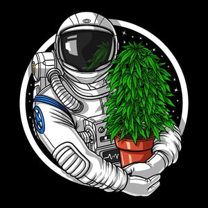 Astronaut Weed, Weed T-Shirt, Stoner Shirts, Weed Clothes, Stoner Clothing, Psychedelic Shirt - Psychonautica Store