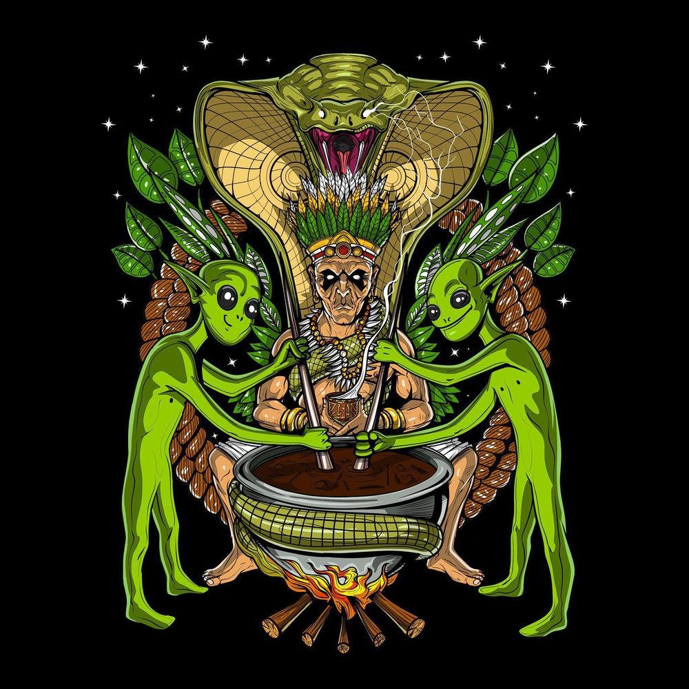 Ayahuasca T-Shirt, Psychedelic Tee, Ayahuasca Tee, Ayahuasca Clothing, Ayahuasca Ceremony, Ayahuasca Retreat - Psychonautica Store