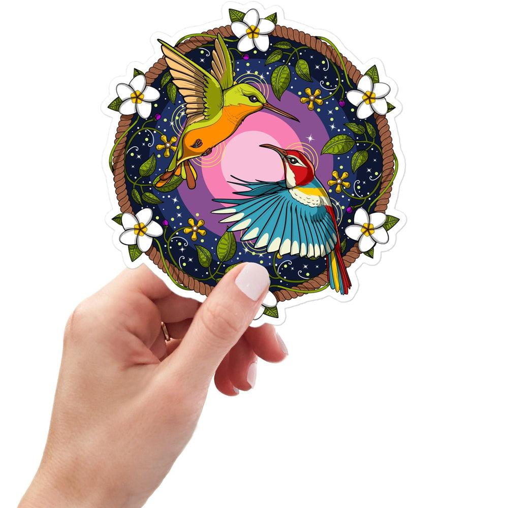 Colibri Sticker, Ayahuasca Sticker, Hummingbirds Sticker, Ayahuasca Decals, Psychedelic Sticker - Psychonautica Store