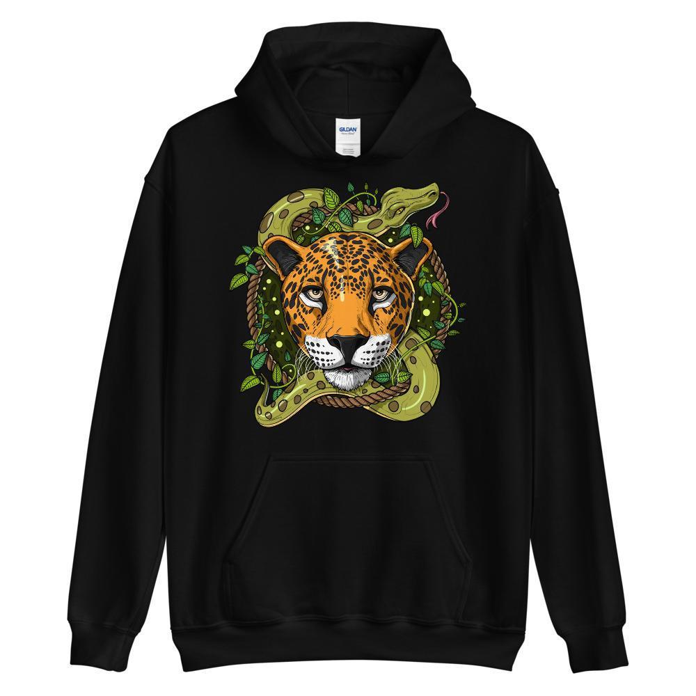 Jaguar Hoodie, Ayahuasca Hoodie, Psychedelic Hoodie, Hippie Clothes, Festival Clothing, Ayahuasca Clothes - Psychonautica Store