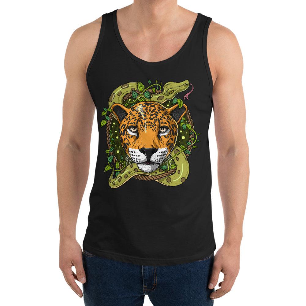Ayahuasca Tank, Jaguar Tank, Hippie Clothes, Psychedelic Tank, Psychedelic Clothes, Festival Clothing, Ayahuasca Clothing - Psychonautica Store