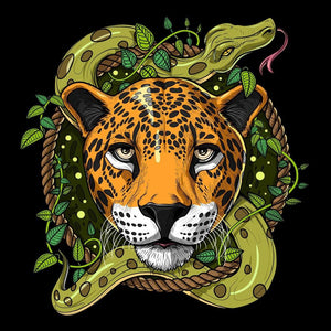 Ayahuasca Jaguar, Psychedelic Snake, Psychedelic Jaguar, Ayahuasca Ceremony, Trippy Ayahuasca, Ayahuasca Jungle - Psychonautica Store