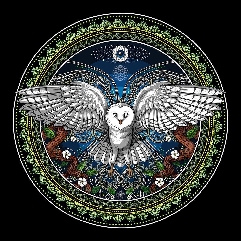 Ayahuasca T-Shirt, Owl Shirts, Hippie Womens Shirts, Psychedelic T-Shirt, Ayahuasca Clothes, Hippie Clothing - Psychonautica Store