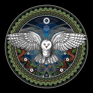 Ayahuasca T-Shirt, Owl Shirts, Hippie Womens Shirts, Psychedelic T-Shirt, Ayahuasca Clothes, Hippie Clothing - Psychonautica Store