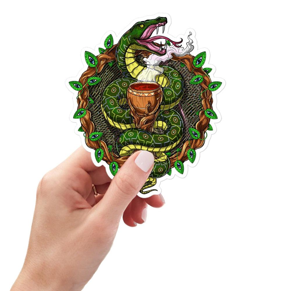 Ayahuasca Sticker, Ayahuasca Decals, Psychedelic Sticker, Trippy Decal, Snake Stickers - Psychonautica Store