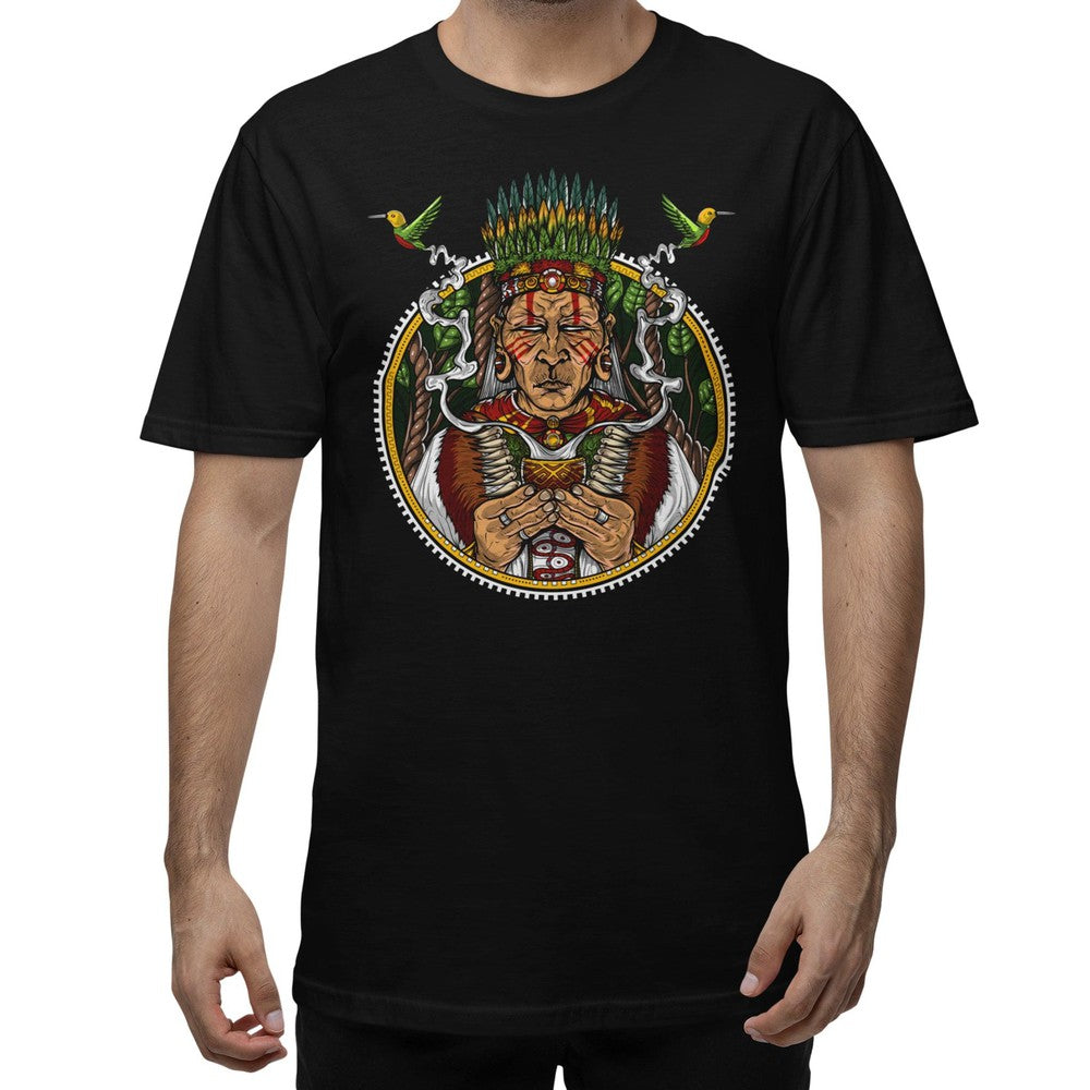 Ayahuasca T-Shirt, Ayahuasca Shaman Shirt, Psychedelic T-Shirt, Ayahuasca Tee, Ayahuasca Clothes, Ayahuasca Clothing, Ayahuasca Apparel - Psychonautica Store